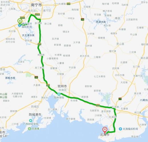 玉林到北海有多远?坐火车要多久?(玉林至北海高速收费多少)-图2 玉林到北海有多远?坐火车要多久?(玉林至北海高速收费多少)-图2