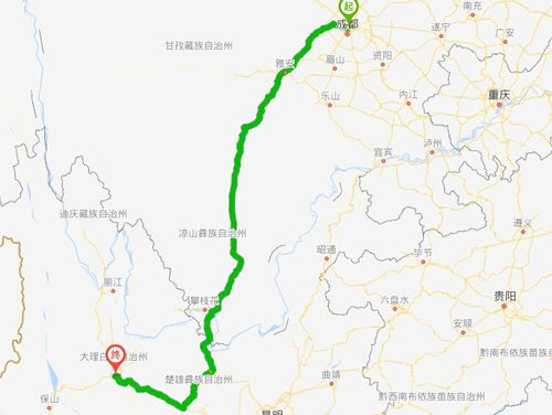 成都到大理自驾路线？(成都到大理高速收费多少公里)