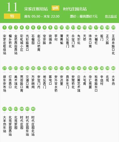 930公交车运营时间？(北京930公交车各站收费标准)