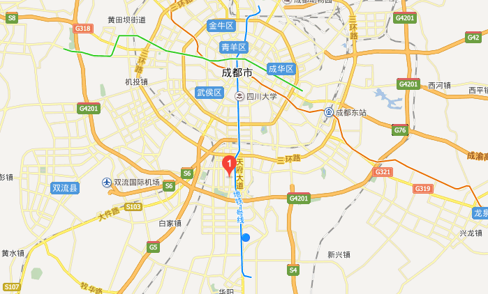 成都南站到高新区天府二街盛华南路80号复地雍湖湾怎么走?(成都509路收费)-图3 成都南站到高新区天府二街盛华南路80号复地雍湖湾怎么走?(成都509路收费)-图3