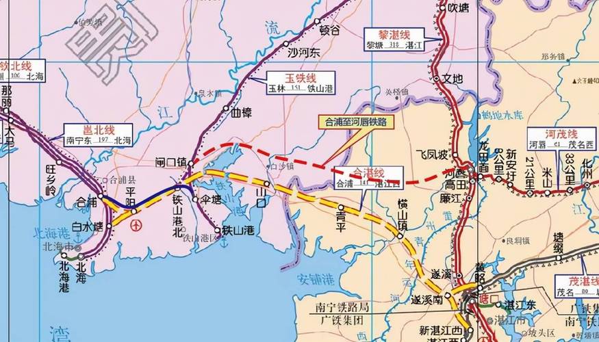 湛江有高铁到广西吗(合浦到湛江经过哪几个收费站)