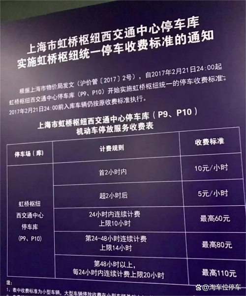 上海虹桥机场停车场费用?(虹桥机场停车库收费么)-图2 上海虹桥机场停车场费用?(虹桥机场停车库收费么)-图2