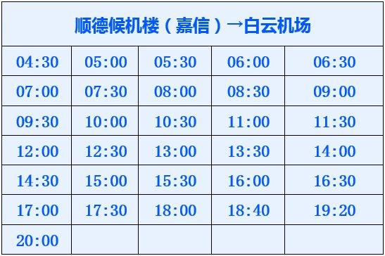 请问顺德大良怎么到佛山机场,我是下午6点的飞机,有机场大巴吗?时间是多久?(佛山机场大巴的收费标准)-图3 请问顺德大良怎么到佛山机场,我是下午6点的飞机,有机场大巴吗?时间是多久?(佛山机场大巴的收费标准)-图3