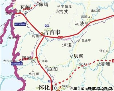 包茂高速1492公里在什么位置?(吉首G65高速收费站名称)-图2 包茂高速1492公里在什么位置?(吉首G65高速收费站名称)-图2