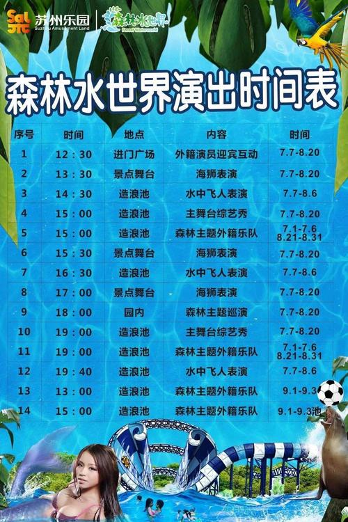 苏州森林水世界冲浪时间？(苏州森林水世界的收费项目)