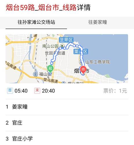 烟台长途站到烟台传染病医院坐公交车怎么走?(烟台市52路车分段收费)-图2 烟台长途站到烟台传染病医院坐公交车怎么走?(烟台市52路车分段收费)-图2
