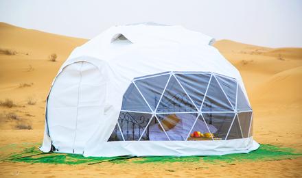 沙坡头沙漠露营费用？(沙坡头住帐篷收费)