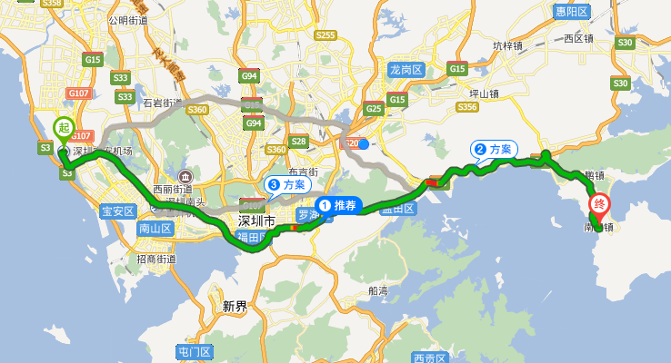 深圳宝安区一共有几个镇？(深圳新桥收费站到燕川)