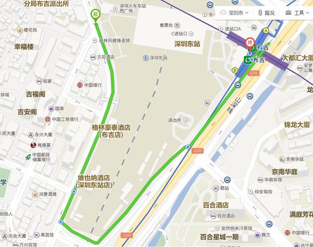深圳艺展中心到深圳东站远吗?怎么走？(深圳艺展中心停车收费标准)