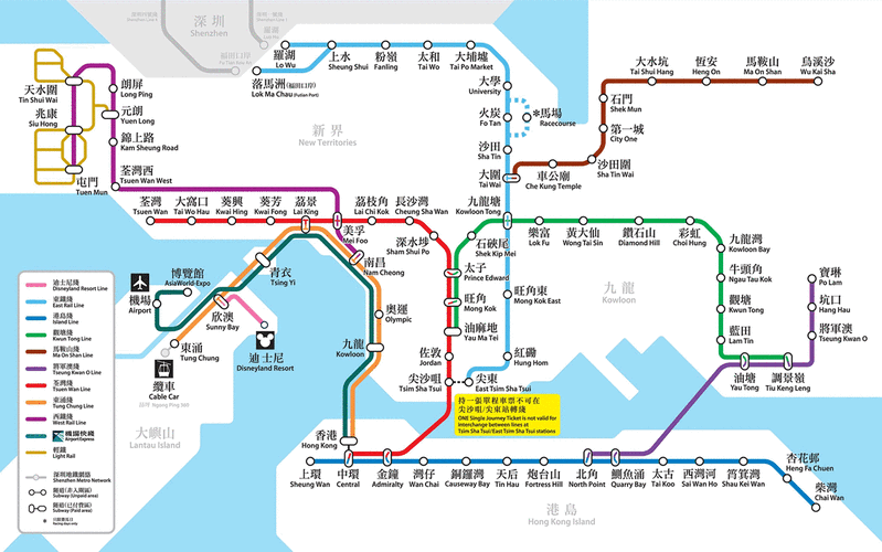 香港旺角地铁怎么坐?(香港地铁站收费标准)-图2 香港旺角地铁怎么坐?(香港地铁站收费标准)-图2