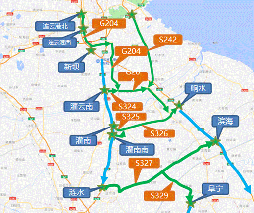 盐城市到连云港市街上过路费要多少钱?(连云港到盐城高速收费)-图3 盐城市到连云港市街上过路费要多少钱?(连云港到盐城高速收费)-图3