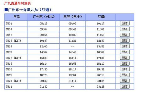 全国火车到香港有哪些车次?(火车东站到香港直通车收费标准)-图1 全国火车到香港有哪些车次?(火车东站到香港直通车收费标准)-图1