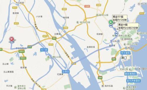 珠海斗门有哪些公交各公交经过的路线？(304路公交车收费)