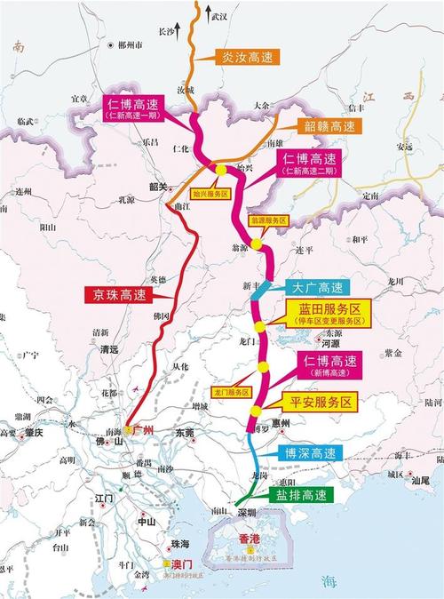 武深高速韶关有多少个出口?(深圳高速路有哪些收费站)-图3 武深高速韶关有多少个出口?(深圳高速路有哪些收费站)-图3