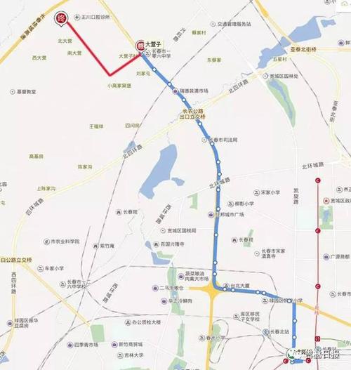 长春市高新区共有几条公交专线车,具体线路如何走?(长春102路公交收费)-图3 长春市高新区共有几条公交专线车,具体线路如何走?(长春102路公交收费)-图3