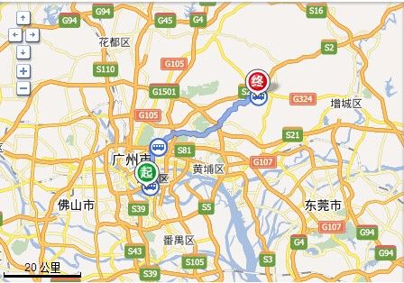 海珠区到黄埔区多少公里？大沙收费站到增城多远