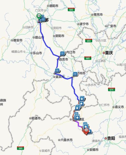 南充去贵州旅游最佳路线？观山湖收费站到青岩