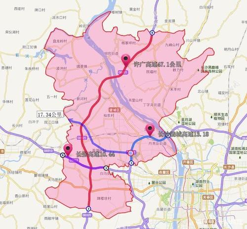 浏阳高新技术产业开发区属哪个区?浏阳高速路收费站地图-图2 浏阳高新技术产业开发区属哪个区?浏阳高速路收费站地图-图2
