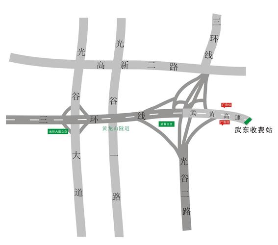 武汉至黄石自驾车路线怎么走？武汉武东收费站有轨电动路线