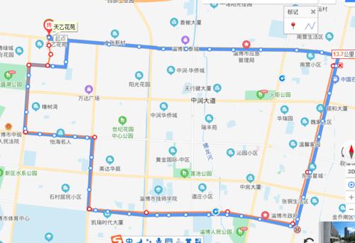 淄博公交116路途经站点？116路收费