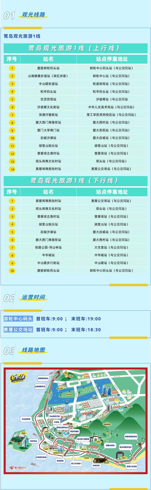 厦门环岛的观光巴士每天几点开啊?几班?厦门环岛观光巴士收费-图2 厦门环岛的观光巴士每天几点开啊?几班?厦门环岛观光巴士收费-图2