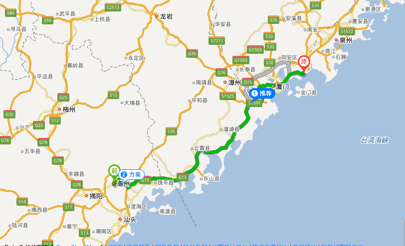 厦门到松溪自驾走哪条高速近？松溪到福州私家车怎么收费
