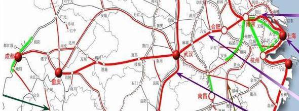 客运专线“四纵四横”都经过哪些城市？上海到武汉经过哪些收费站