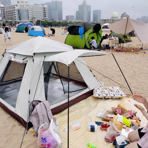 青岛海边露营过夜地点推荐?石老人浴场停车场收费标准-图3 青岛海边露营过夜地点推荐?石老人浴场停车场收费标准-图3