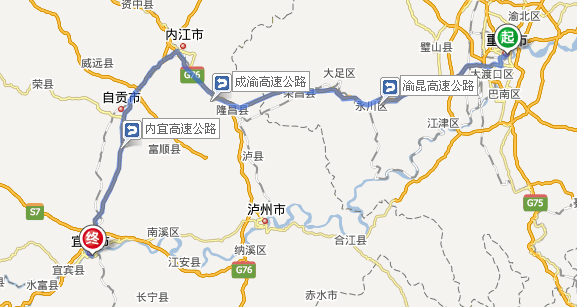 合江到重庆玩经过的服务区？重庆到合江经过那个收费站