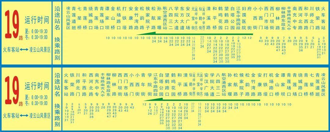 南充北站40路公交车几点收班？南充公交20路收费