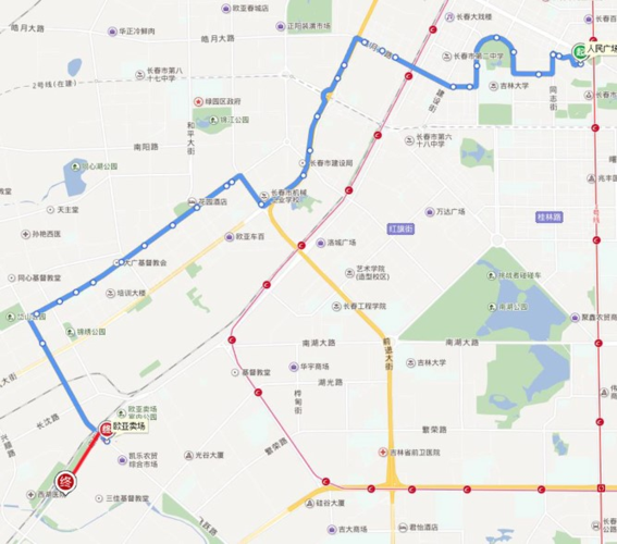长春站到中世纪农博园怎么走?长春115路公交收费标准-图3 长春站到中世纪农博园怎么走?长春115路公交收费标准-图3