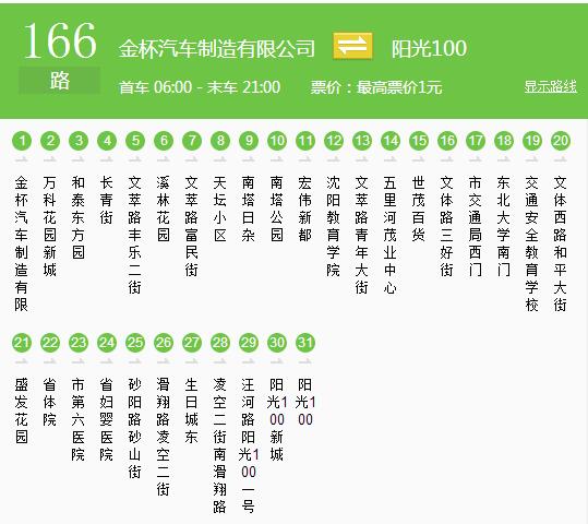 沈阳333首末车时间?沈阳333路公交车收费标准-图3 沈阳333首末车时间?沈阳333路公交车收费标准-图3