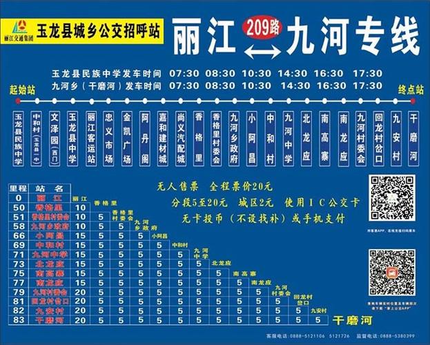 丽江103路公交车多长时间一辆?103路公交车怎么收费-图3 丽江103路公交车多长时间一辆?103路公交车怎么收费-图3