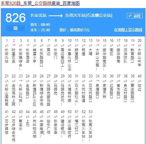 南城街道金汇科技园公交怎样去？东莞806公交路线收费