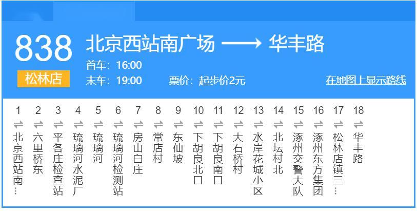 北京818路公交车最晚几点?北京公交818路怎么样收费-图2 北京818路公交车最晚几点?北京公交818路怎么样收费-图2