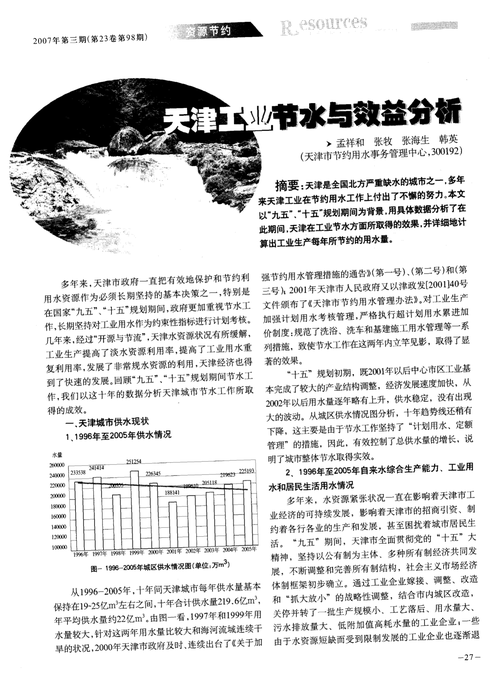 天津工业用水的费用是多？最新天津市民用水收费标准