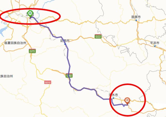 兰州到天水麦积山自驾怎么走，多少公里？兰州天水路收费站-图2