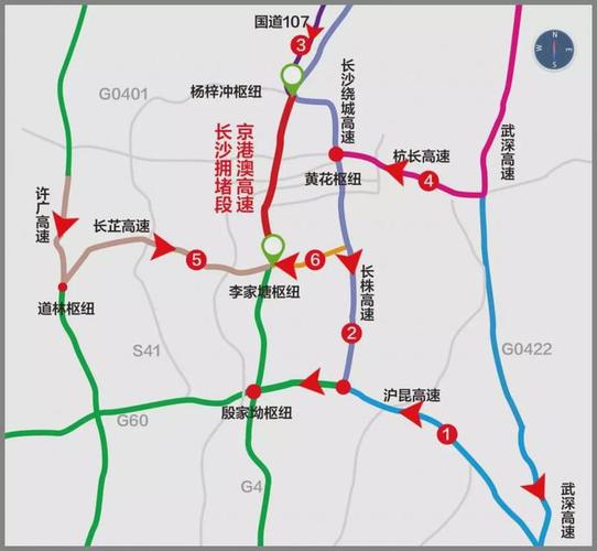 长沙汽车西站至白若铺经过那些地方？长常高速有白若铺收费站吗