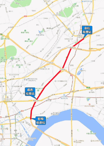g2504杭州绕城高速范围?老余杭高速收费站-图1 g2504杭州绕城高速范围?老余杭高速收费站-图1