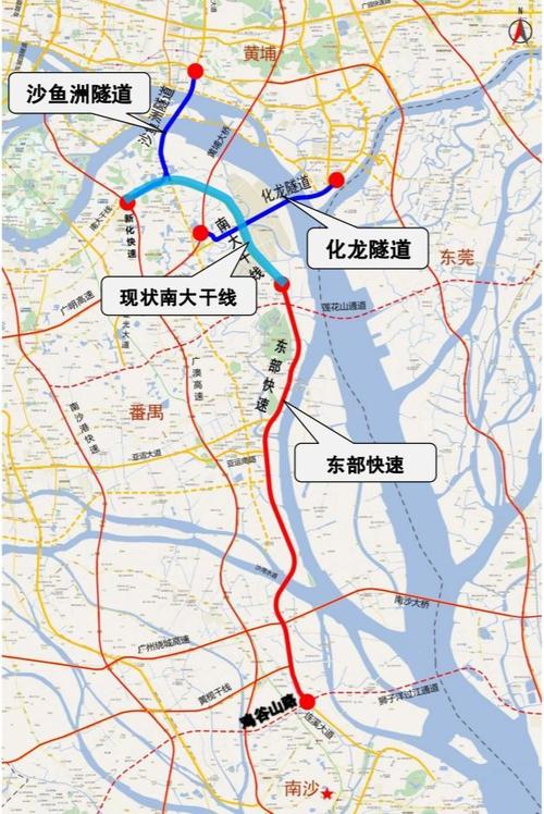 广州南大干线起止点？广番大桥收费