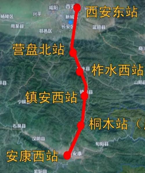 西康高铁安康站址？安康付家河收费站