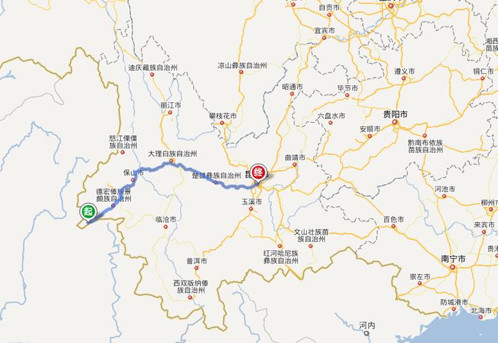 昆明到瑞丽怎么走?昆明到龙陵收费多少-图2 昆明到瑞丽怎么走?昆明到龙陵收费多少-图2
