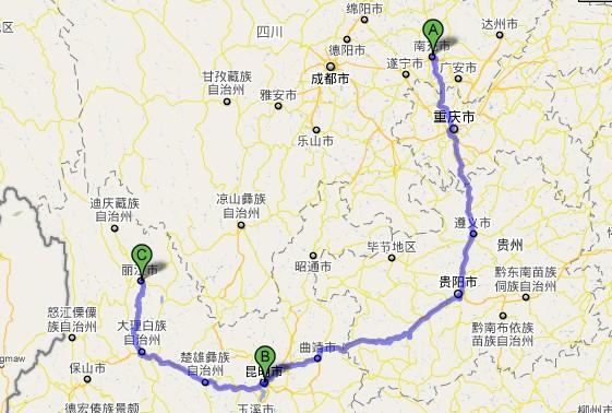 昆明到南充自驾游最佳路线？重庆南充高速公路收费多少