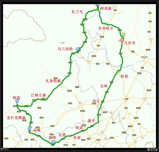 内蒙省际大通道地图？内蒙大通道收费吗