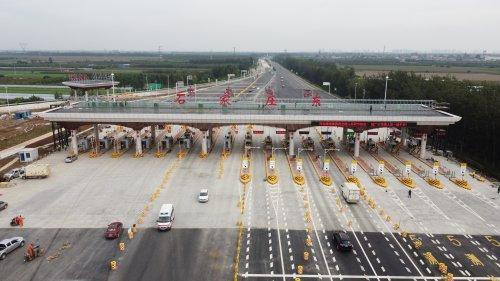 河北高碑店112国道绕城项目在107国道交叉口设立交桥?北立交收费站-图3 河北高碑店112国道绕城项目在107国道交叉口设立交桥?北立交收费站-图3
