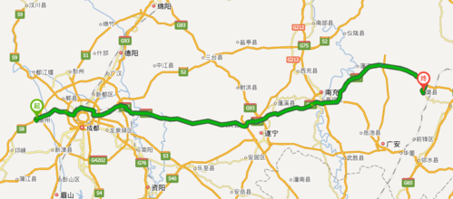 成都到渠县有多少公里？成都到渠县高速收费