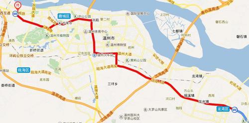 鹿城区到龙湾机场？温州鹿城区开车到龙湾区需要多少时间和收费