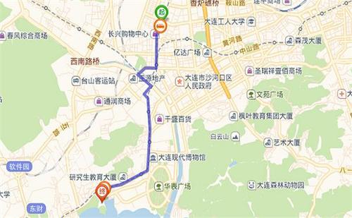 大连404公交车路线？新起屯 大连联合收费电话
