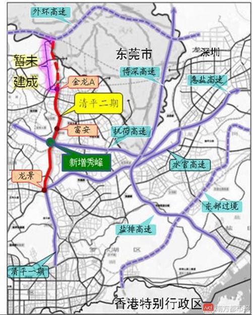 深圳境内共有几条高速公路?清平高速收费站-图1 深圳境内共有几条高速公路?清平高速收费站-图1