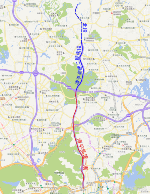 深圳境内共有几条高速公路?清平高速收费站-图2 深圳境内共有几条高速公路?清平高速收费站-图2